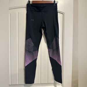 Black and pink Under Armour leggings